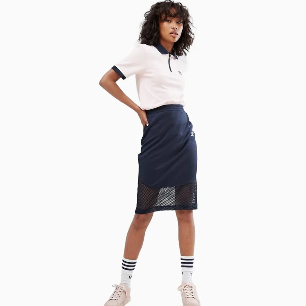 NWT adidas Osaka knee length skirt